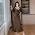 Xiaoxiangfeng set female explosive fashion high-end corduroy set skirt two-piece set 5306