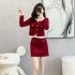 Xiaoxiangfeng Fashion Set for Women's Autumn and Winter 2024 New Collection: Small and Elegant Half Body Skirt Two Piece Set 5908