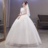 Wedding Dress 2024 Summer Spring New Korean Bridal Dress, Matchmaker, Large Size Pregnant Women, Same Price, Lace Looks Thin