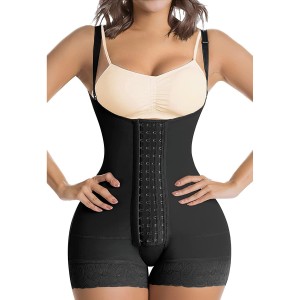 Fajas Colombia 2022 cross-border foreign trade one-piece shapewear Shapewear lace drip glue high weight