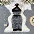 Cross border vintage knitted halter dress for women, sexy, slim fit, slimming, fashionable and high-end with herringbone pattern, hip hugging skirt