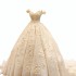 Champagne Wedding Tail 2024 New Winter One Shoulder Large Size Korean Simple Wedding Dress Supply