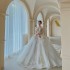 Long sleeved wedding dress 2024 new bride French retro light luxury niche high-end travel photography big tail main veil female