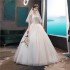 Wedding Dress 2024 New Bridal Skincare Elegant Tailings Show Thinning Simplicity and Elegance Wedding Outdoors Saori Light Wedding Dress