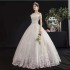 One shoulder wedding dress 2024 new bride petite French retro satin flat simple summer travel photo