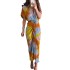 2024 Autumn Amazon Independent Station Wish European and American Fashion Style Design Sense Sexy Irregular Dress Female