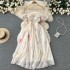 Dress Pure Desire Wind Sexy strapless one shoulder fairy suspender dress high waist slimming French tea break first love dress