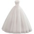 Wedding Dress 2024 New Bridal strapless Korean style minimalist studio slim fit plus size slimming winter wedding dress