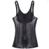 Latex Vest Cross border Amazon Smooth Rubber Waist with Waist and Waist, Zipper Latex Tank Top, Inner Buckle Shapewear