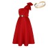 D513 Amazon plus size women's summer new fashion slant shoulder bow banquet dress big swing African dress