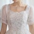 French light wedding dress 2024 new bride main veil palace style small pregnant woman slimming princess big tail wedding dress