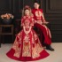 Xiuhe Dress Bridal 2024 New Wedding Chinese Wedding Dress Toasting Dress Showoff Kimono Pavilion Dress Women Winter