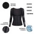 Jialai Spectrum Black Body Manager Beauty Salon Autumn and Winter Thickened Plush Body Shaping Underwear Set