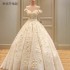 Champagne Wedding Tail 2024 New Winter One Shoulder Large Size Korean Simple Wedding Dress Supply