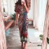 2024 Autumn Amazon Independent Station Wish European and American Fashion Style Design Sense Sexy Irregular Dress Female