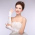 2024 Wholesale Bridal Wedding Dress Dress Dress Gloves Exposed Fingers Embroidered Beads White Gloves Manufacturer Direct Special Offer