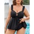 European and American bikini new sexy suit split swimsuit multi-color cross-border Amazon hot item plus size swimsuit