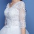 Wedding Dress 2024 New Korean Style One Shoulder Large Size Bridal Dress Looks Skinny and Equal Shoulder Long Sleeve Fat B55