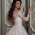 European and American cross-border plus size wedding dress 2024 new long tailed mid waist backless dreamy long sleeved wedding dress in stock overseas warehouse