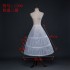 Bridal Skirt Support 3 Circles Wedding Dress New Puff Skirt Support Wedding Dress Support Boned Skirt Support Single Layer Three Steel Circles Wholesale 2024