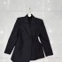 Autumn new European and American design irregular suit jacket high-end suit top A3 # 8858