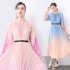 Factory direct sales of a 5.5-meter oversized pleated skirt with accordion pleated dress