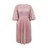 AM030904 Foreign Trade Wholesale Lace Lantern Sleeve Dress Christmas Gift Large Size Ruffle Skirt Dresses