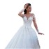 Wedding Dress, European and American Bride 2024 New Style, Large Tail, Retro Sexy Chiffon, V-neck, Amazon Long sleeved Foreign Trade Dress