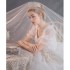 French light wedding dress 2024 new bride main veil palace style small pregnant woman slimming princess big tail wedding dress