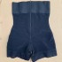 24 years ago, a zipper style 3-bone wide elastic high waisted cinched hip lifting pants with butt lifter body shaping jumpsuit