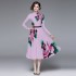 2024 Western style Printed Three House Wrinkle Fashion Set Two Piece Set