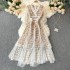 2022 New Evening Party Dress, Elegant and Stylish, Heavy duty Embroidered Flower Sleeves, High end Dress for Women