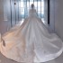 Satin Wedding Dress 2024 New Bridal Small Main Yarn French Retro strapless High End White Outing Yarn