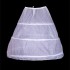 Bridal Skirt Support 3 Circles Wedding Dress New Puff Skirt Support Wedding Dress Support Boned Skirt Support Single Layer Three Steel Circles Wholesale 2024