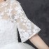 Large size wedding dress, fat mm, bride looks thin 2024 new model, plus fat, pregnant woman, simple cover for arms, one shoulder, female, Korean version, autumn