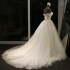 Main wedding dress 2024 new summer slim simple forest series big trailing temperament French light wedding dress net red Tiktok