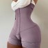 Cross border foreign trade four row buckle shapewear Fajas Colombianas Tummy Contro thick mesh fabric