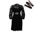 D322 independent station foreign trade women's clothing 2024 new style temperament solid color lace hook flower hollow pleated European and American dress