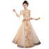 2024 New Champagne Gold Show He Dress, Bridal Chinese Wedding Dress, Heavy Industry Toast Dress, Pavilion Dress, Autumn and Winter