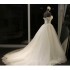 Main wedding dress 2024 new summer slim simple forest series big trailing temperament French light wedding dress net red Tiktok