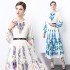 Factory direct sales of a 5.5-meter oversized pleated skirt with accordion pleated dress