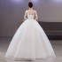 French light wedding dress, Forest style travel photography, satin white strapless female bride 2024 new style, simple temperament, waist cinching and slimming