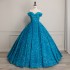 European and American foreign trade bride wedding dress, women's 2024 color changing sequin dance performance dress, one shoulder fluffy skirt, adult