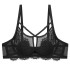 Women's French Bra Lace Rabbit Ear Underwear Set Summer Thin Women's Big Chest Show Small Converge Cover Sexy