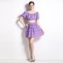 Real time spot Australian trendy brand with the same design sense, heavy-duty embroidery splicing, water-soluble lace fashion two-piece set