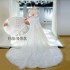 Light Wedding Dress 2024 New Bridal Tail Forest Style Slim and Simple One Shoulder Wedding Dress for Women