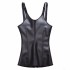 Latex Vest Cross border Amazon Smooth Rubber Waist with Waist and Waist, Zipper Latex Tank Top, Inner Buckle Shapewear