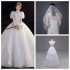 Wedding Dress: Bridal New Style, Tailed, Simple, Elegant, Princess Style, French, Lightweight, Pregnant, Small, 2024 Wedding Dress