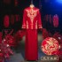 Heavy Industry Velvet Show He Dress Bride 2024 New Chinese Toast Dress Wedding Dress Wholesale Autumn/Winter