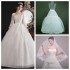 2024 New One Shoulder Mid Sleeve Korean Bridal Wedding Dress with Uniform Large Size for Pregnant Women to Look Thin Wedding Dress